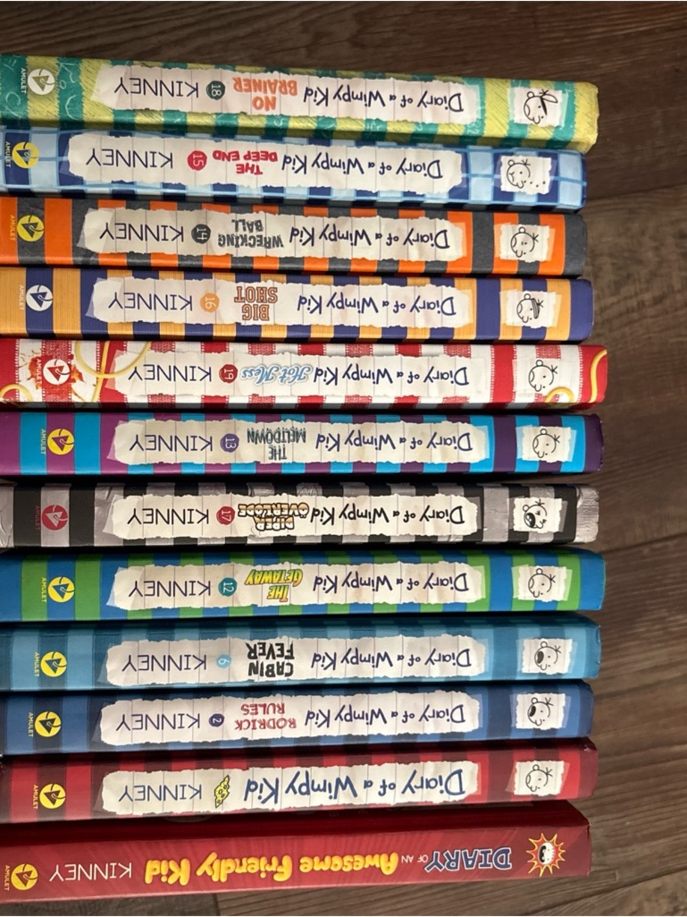 Diary of a Wimpy Kid Hardcover Book Lot 11 Jeff Kinney + Rowley Spin Off